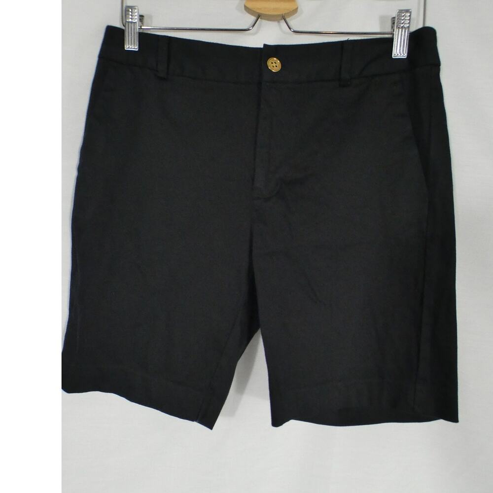 Lauren Ralph Lauren Women's 8 Black Shorts Slash Pockets Casual Festival
